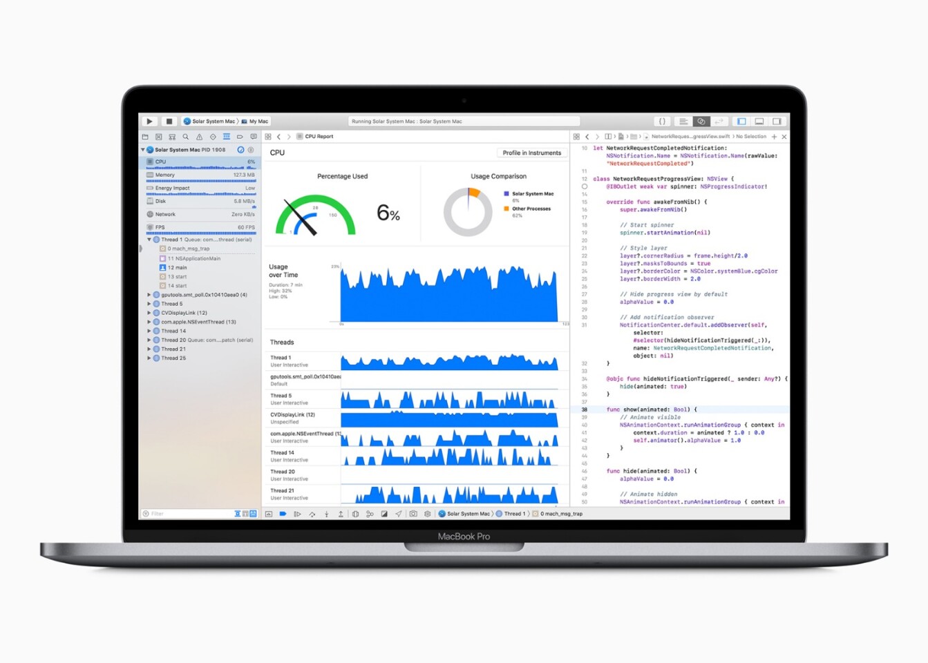 Apple is promising double the processing speed on some configurations of the new MacBook Pro
