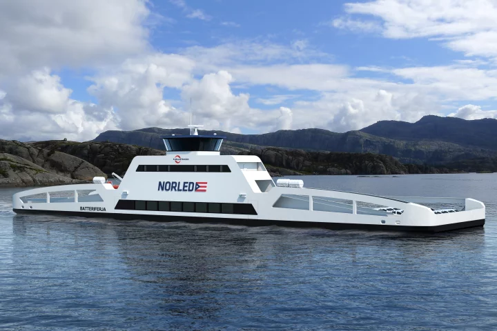 The world's first car-carrying electric ferry is scheduled to begin operations in Norway, in 2015