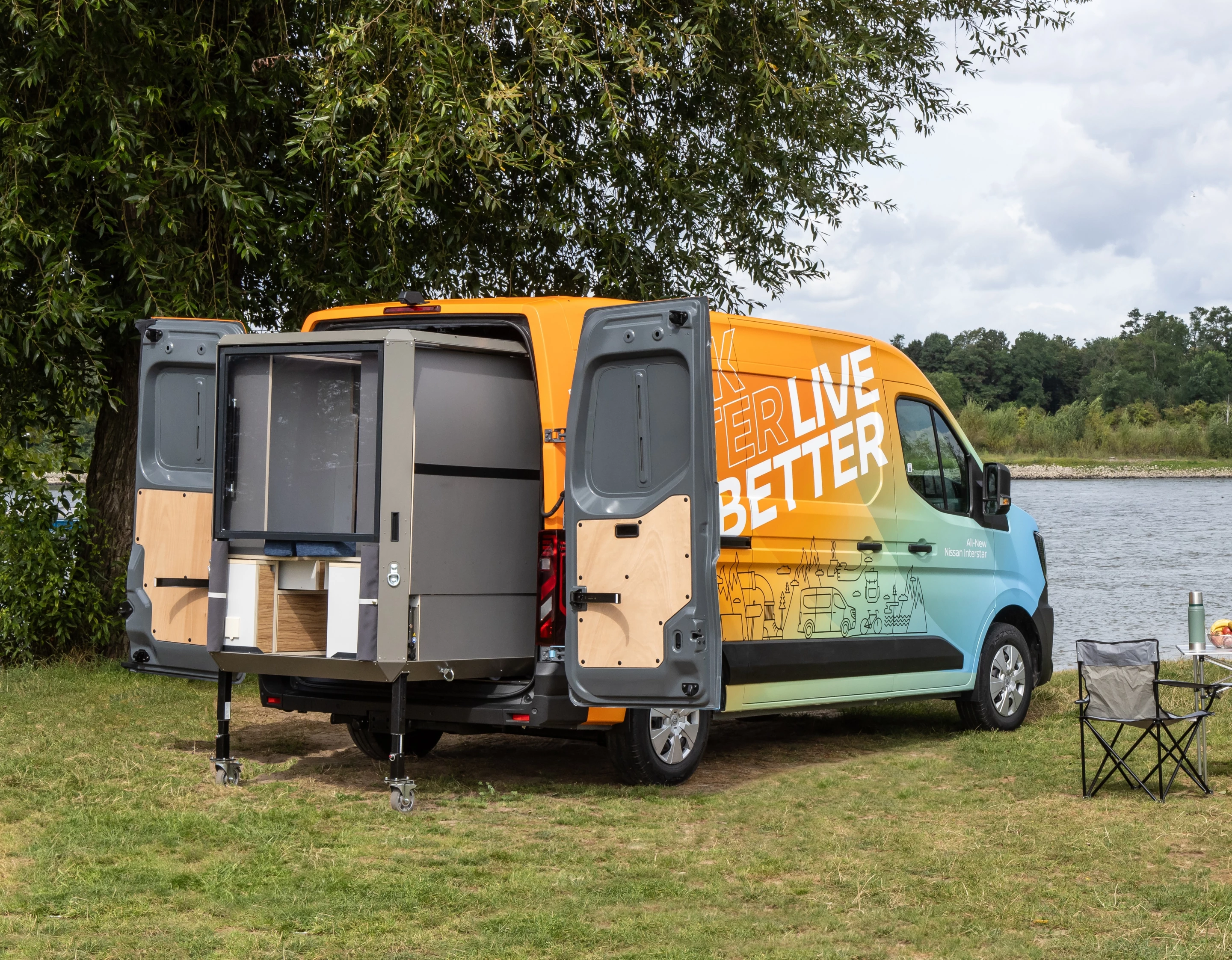 Nissan goes the easy way to camper van conversion, rolling a PlugVan module into its full-size Interstar