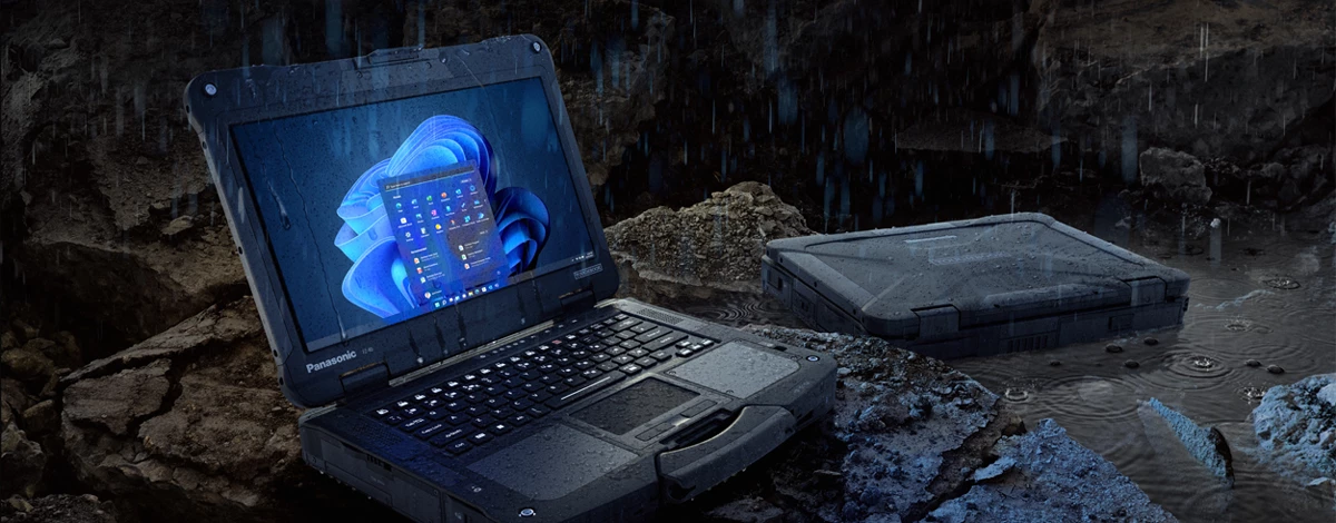 The Toughbook 40 features a super-bright 14-inch Full HD touchscreen display panel for ease of use outdoors