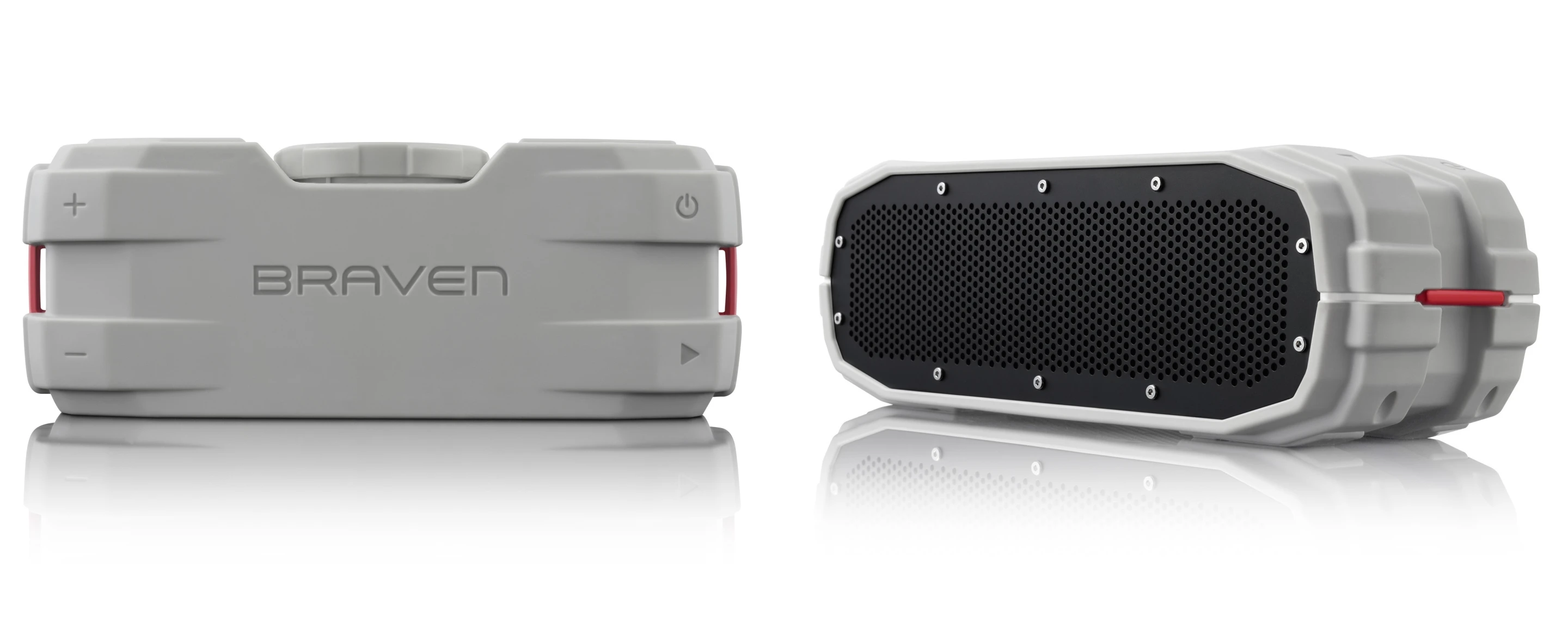 Playback and volume control can be adjusted from the speaker itself