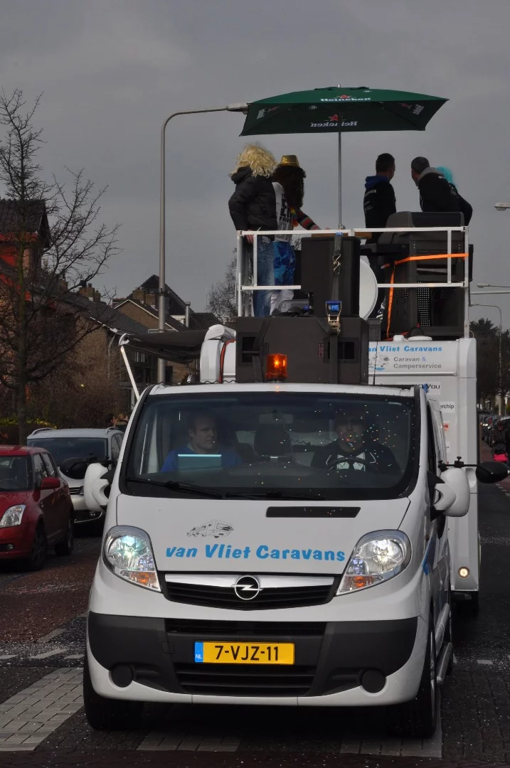 The manly caravan gets towed to its next destination