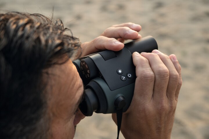 The AX Visio smart binoculars tap into the power of Merlin Bird ID and Mammal ID to identify birds and animals
