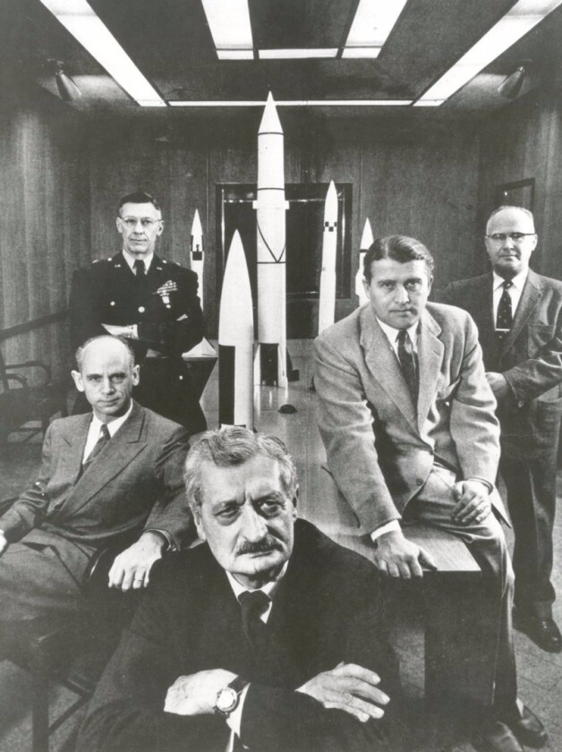 Hermann Oberth and the ABMA team