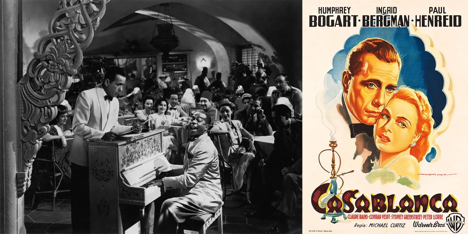 The Piano from Casablanca (1942) upon which Sam plays "As Time Goes By" sold for $3,413,000 at a Bonhams' auction