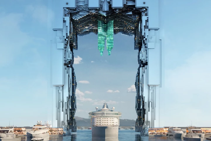 The first phase of the Line will be called Hidden Marina and will stretch 2.5 km (1.5 miles) over the desert