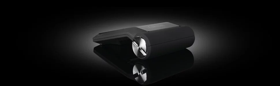 The sloping ergonomic design of the Eclipse touchmouse
