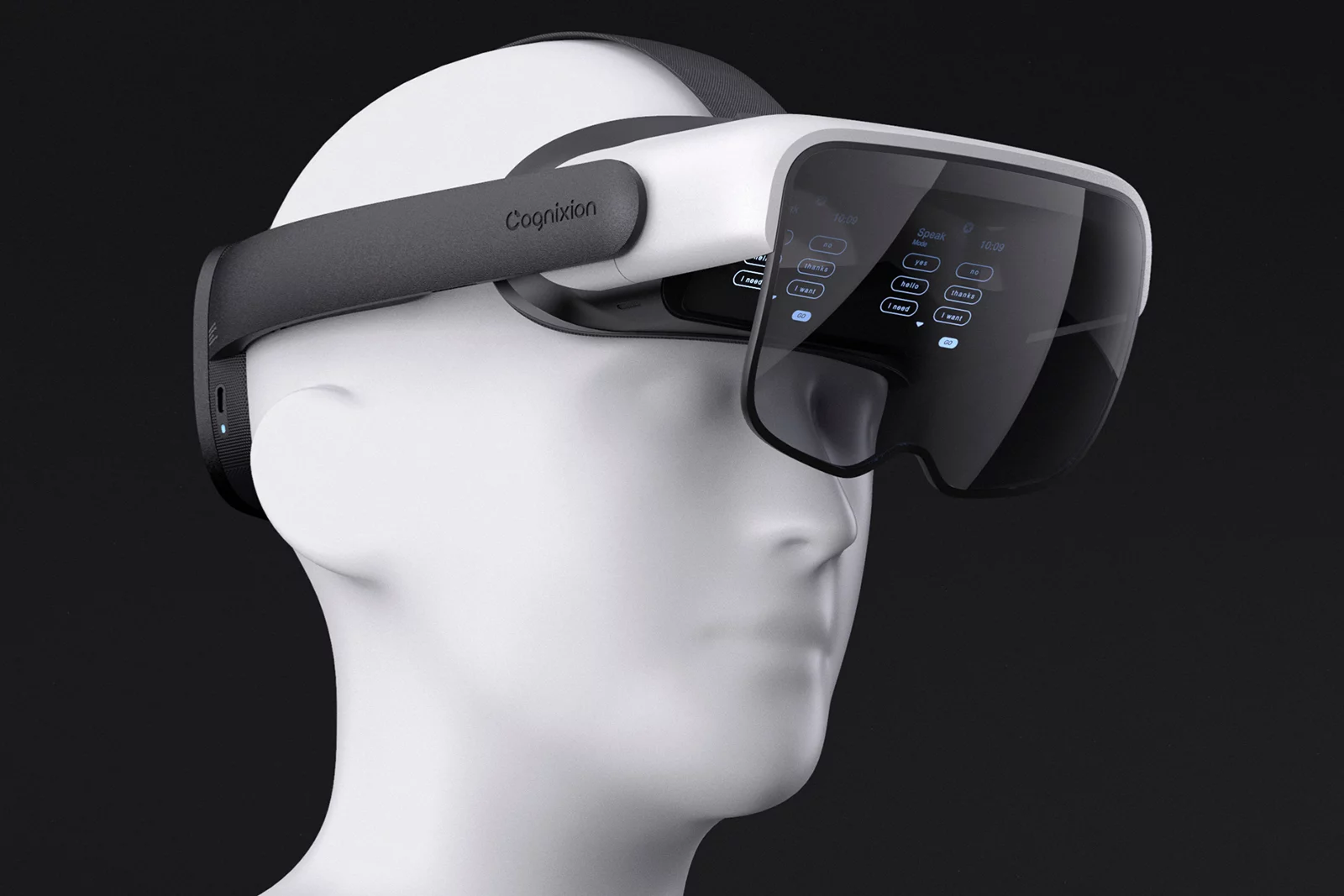 The AR headset is fully self-contained, with 4G on board