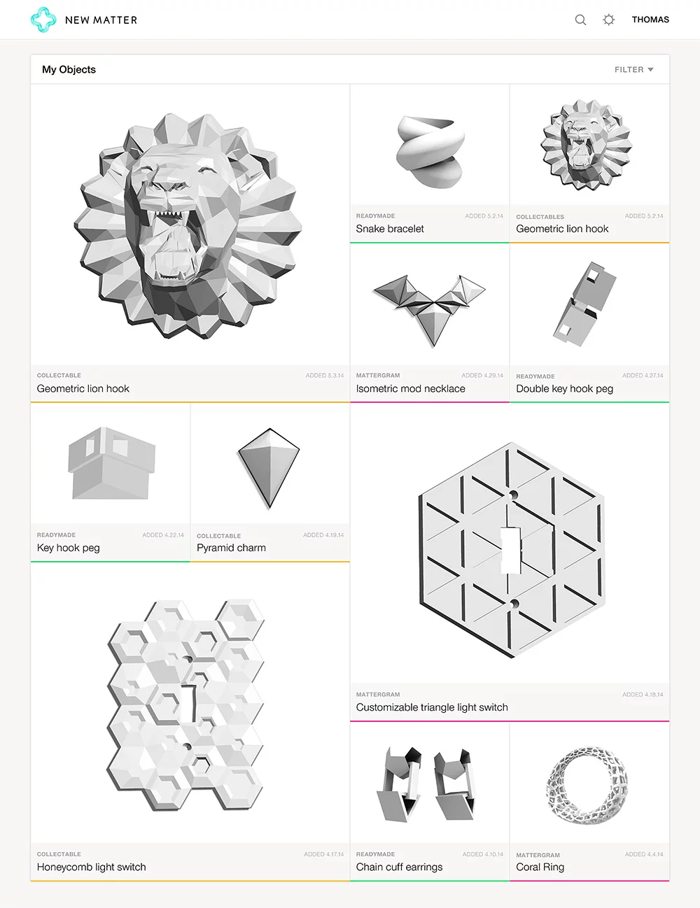 An example of what the online store's dashboard may look like