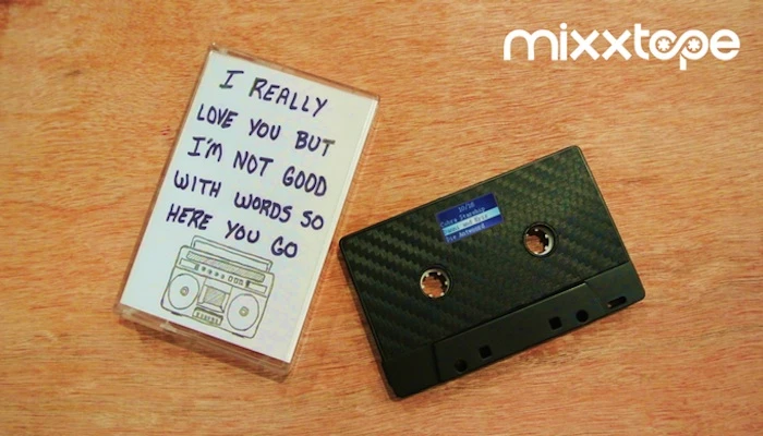 A small LCD screen on the outside of the Mixxtape lets users navigate through their music