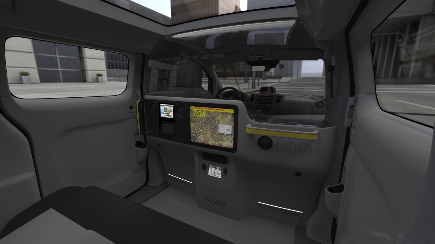 Inside the Nissan NV200 which won the tender for the Taxi of Tomorrow
