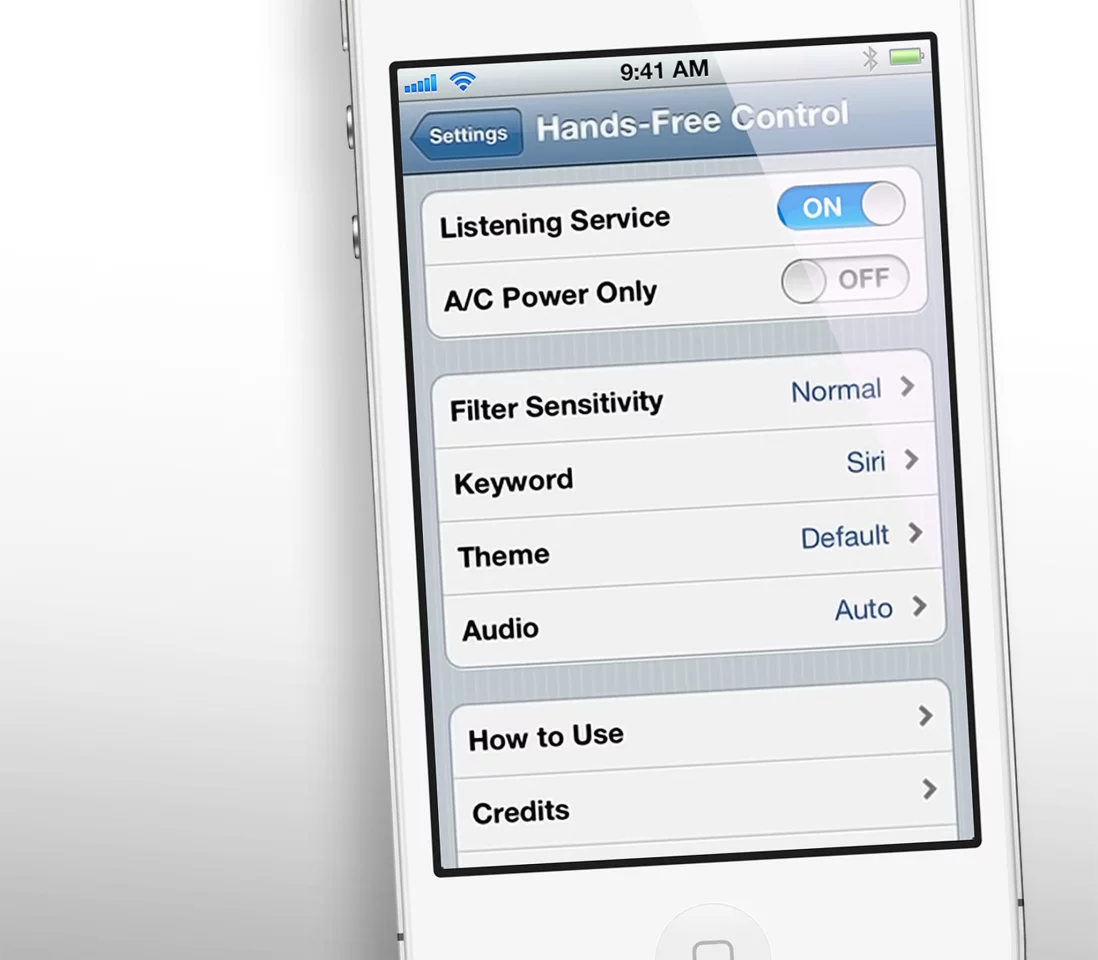 Hands-free Control lets you activate Siri without touching your device
