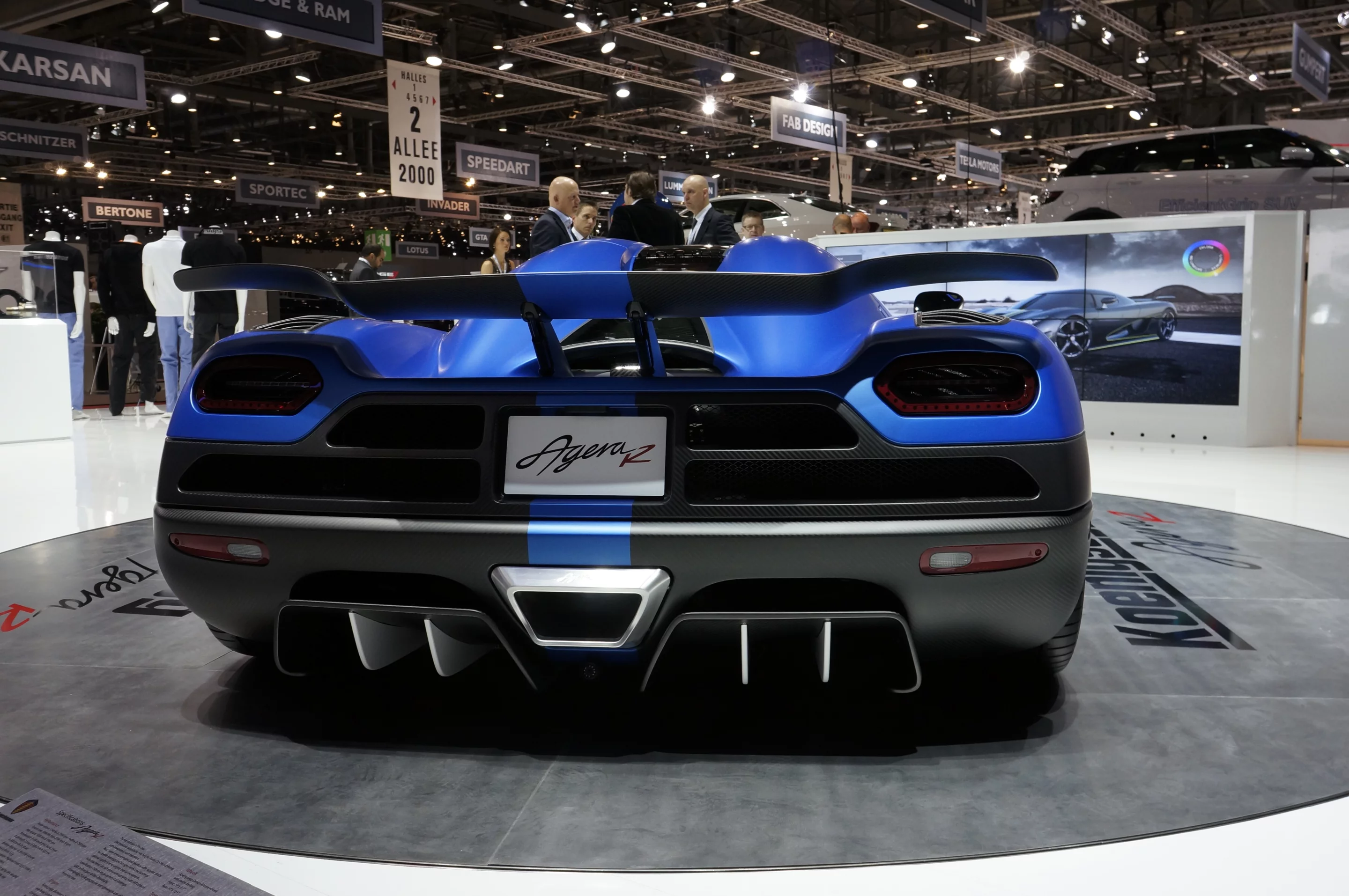The Agera R on display at Geneva Auto Show 2012