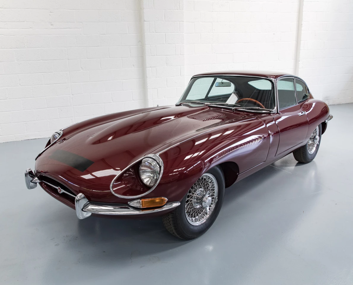 Same beautiful E-Type on the outside, but now running as an electric vehicle