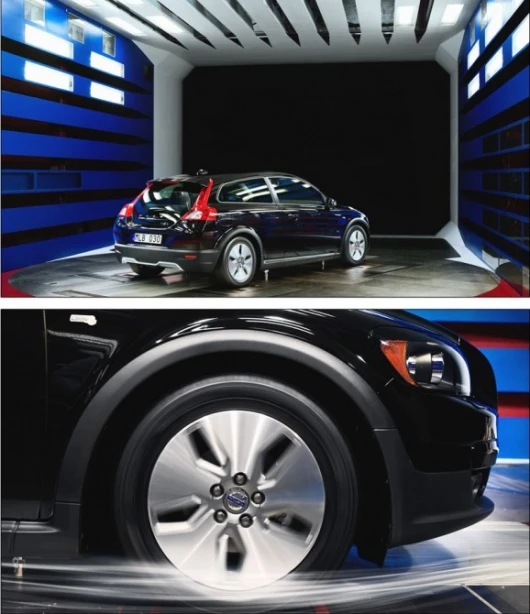The Volvo C30 in testing