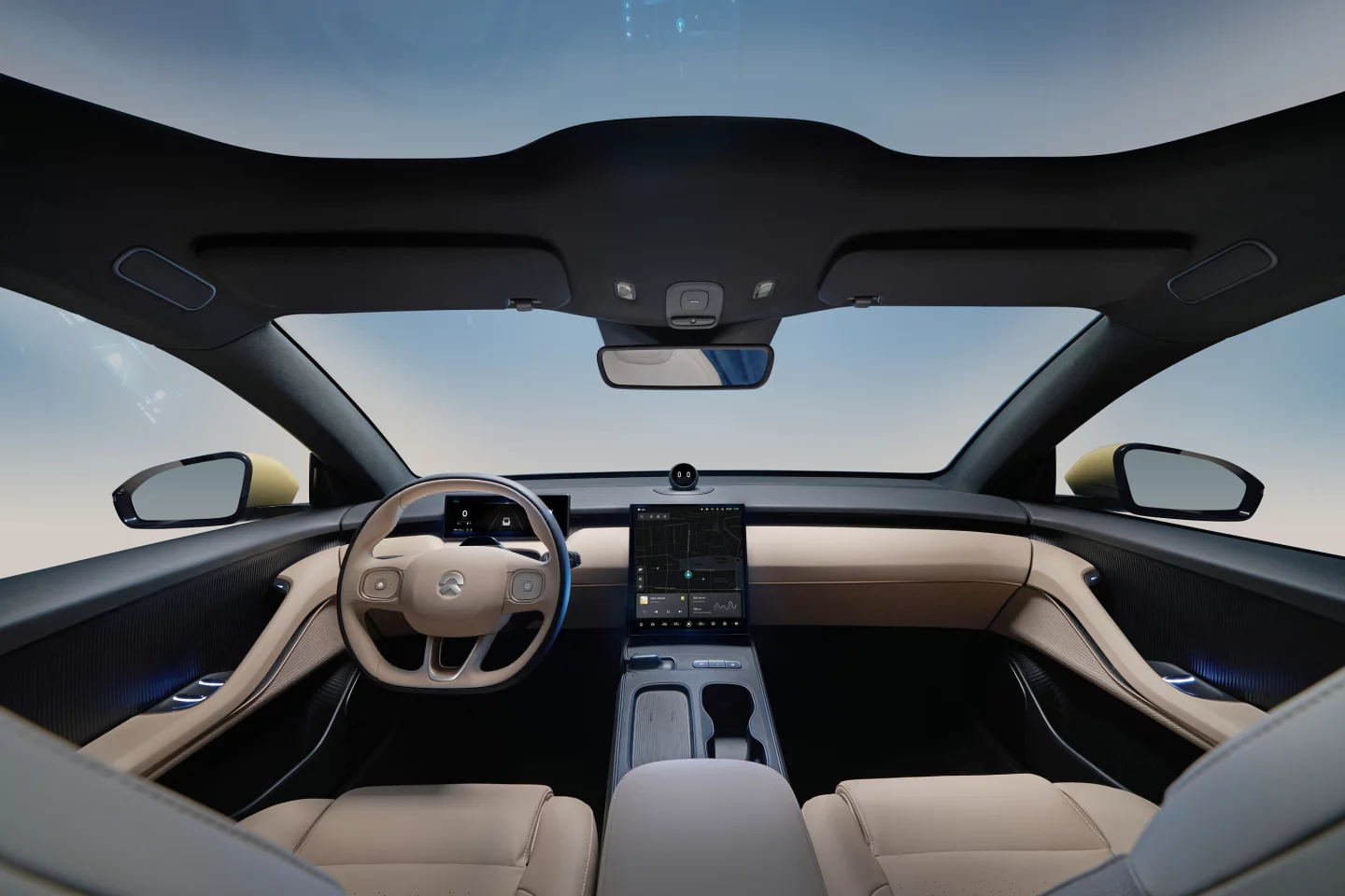 That little pair of eyes on the dash is the face of the voice assistant