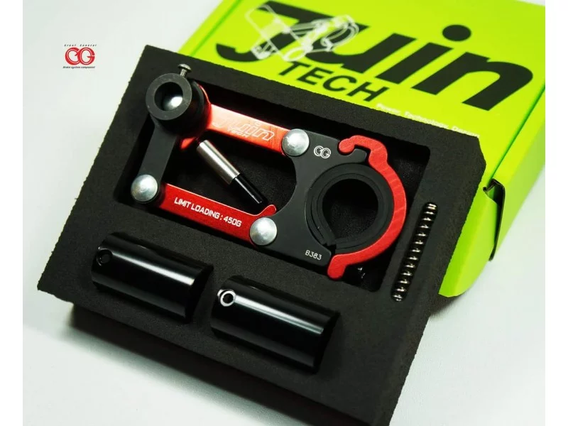 Depending on how much of a load it's carrying, one of two included springs can be user-inserted inside the shock