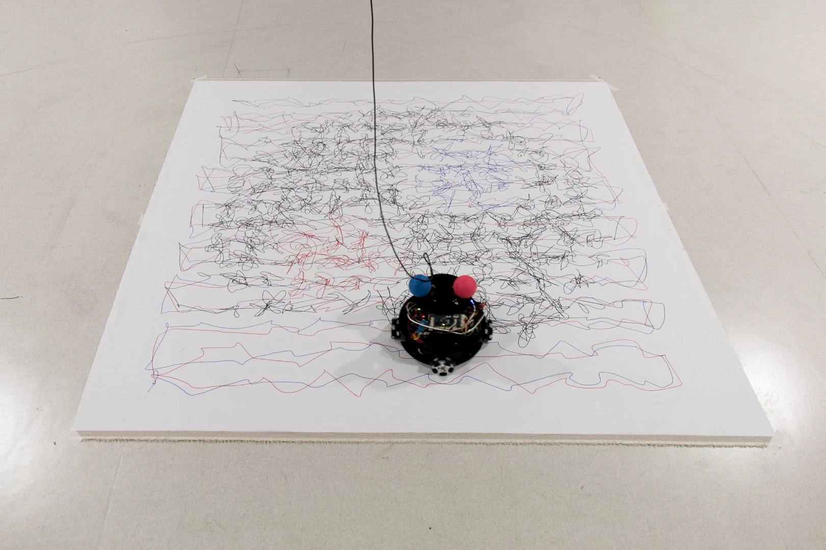 Self-Portrait being created
