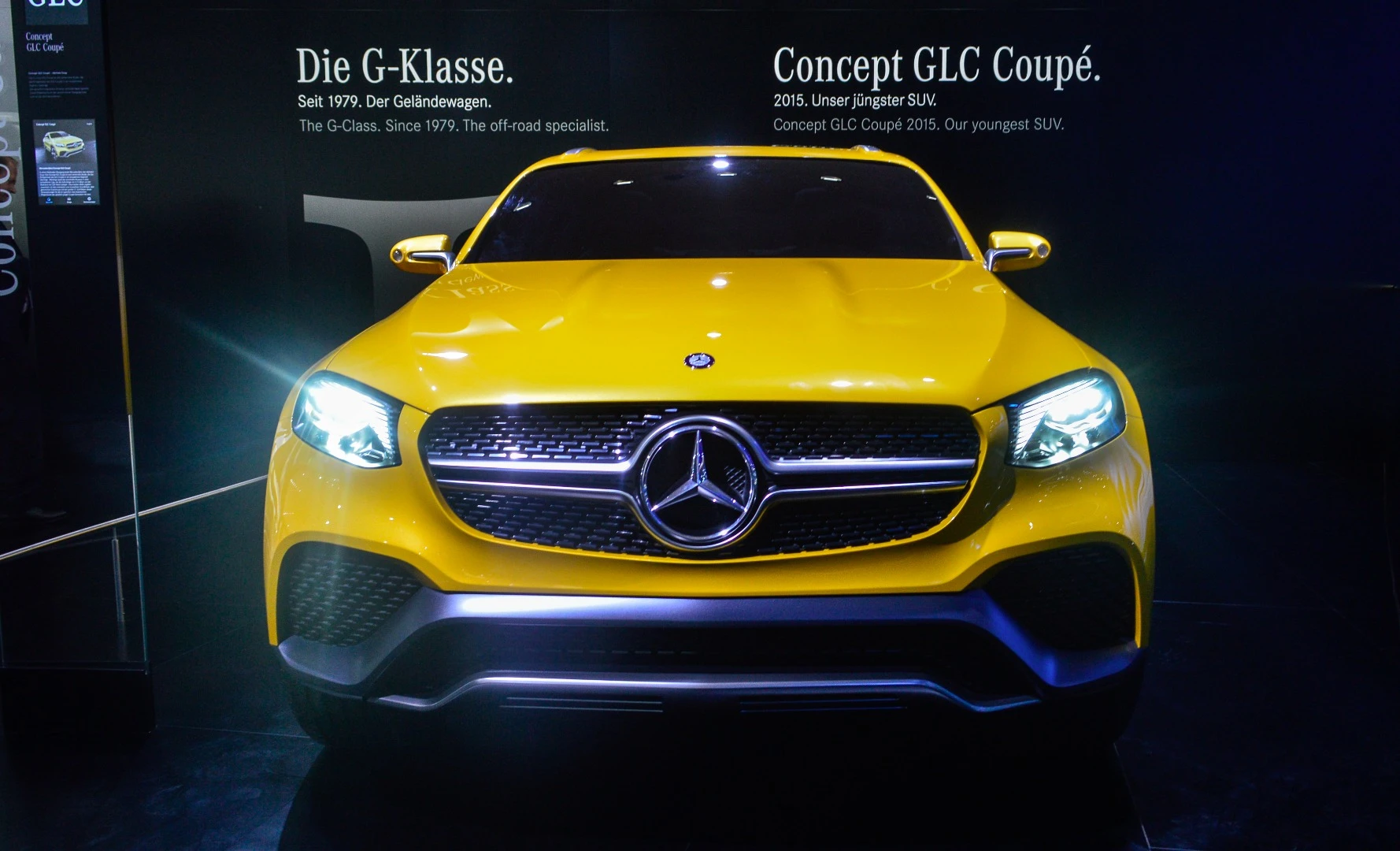 Mercedes shows the Concept GLC Coupe in Frankfurt after the car's 2015 Shanghai Motor Show debut