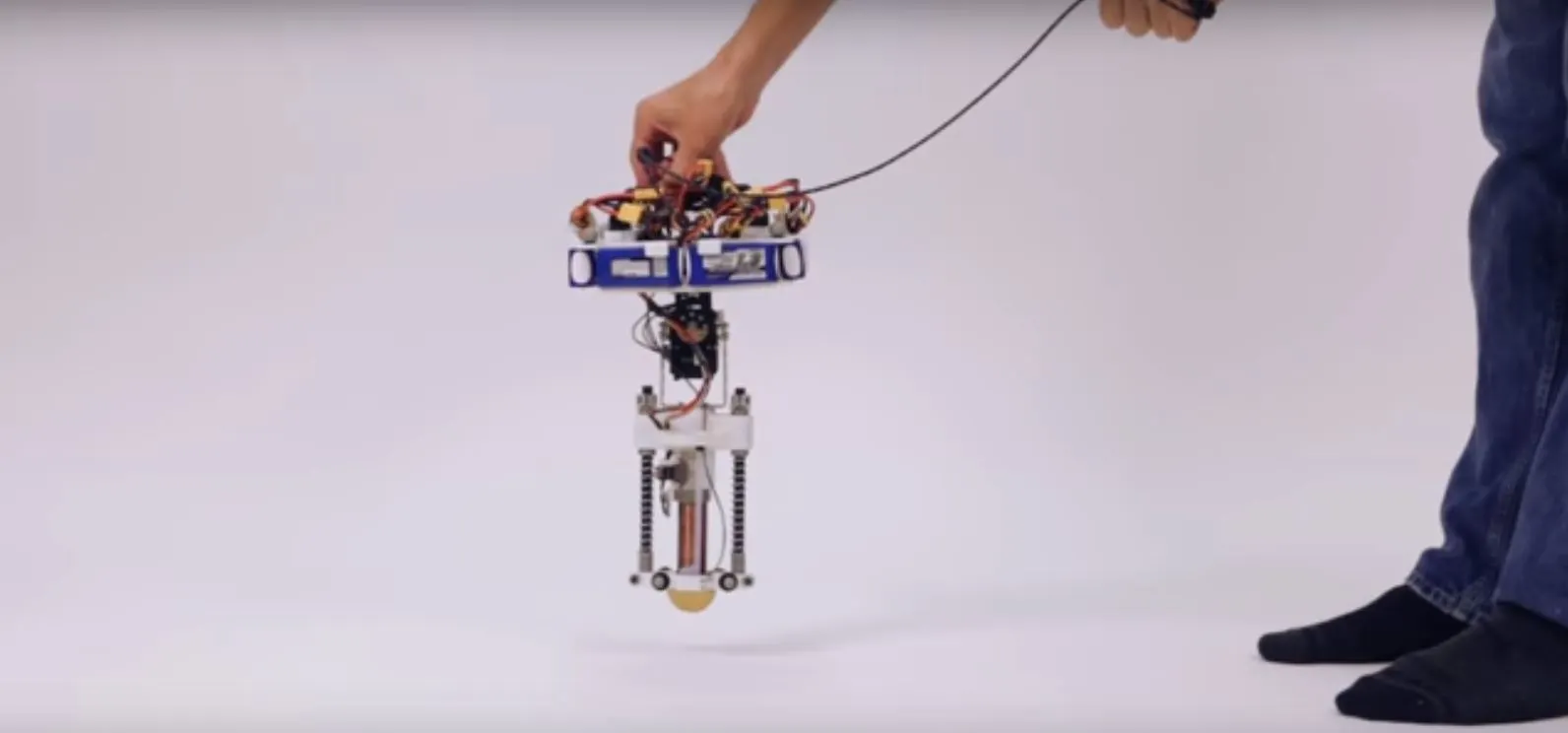 The Disney hopping robot is the first to operate without a tether or outside power
