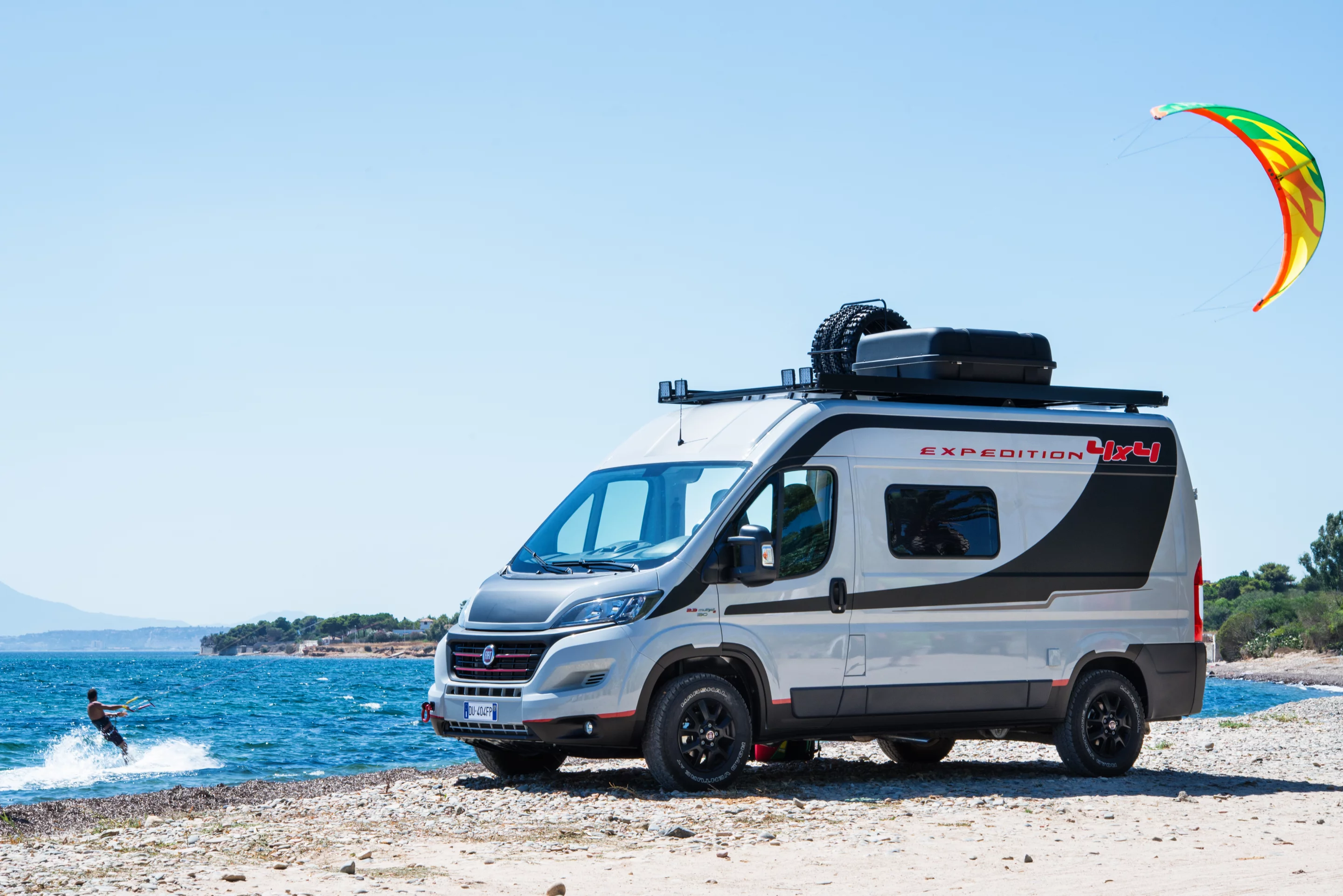 Fiat imagines the Ducato 4x4 helping support all kinds of adventures