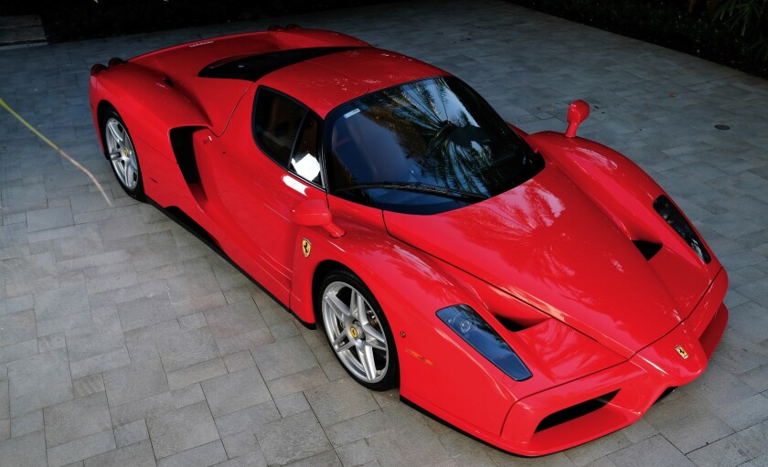 Tommy Hilfiger's 2003 Ferrari Enzo Coupe sold for $2,695,000