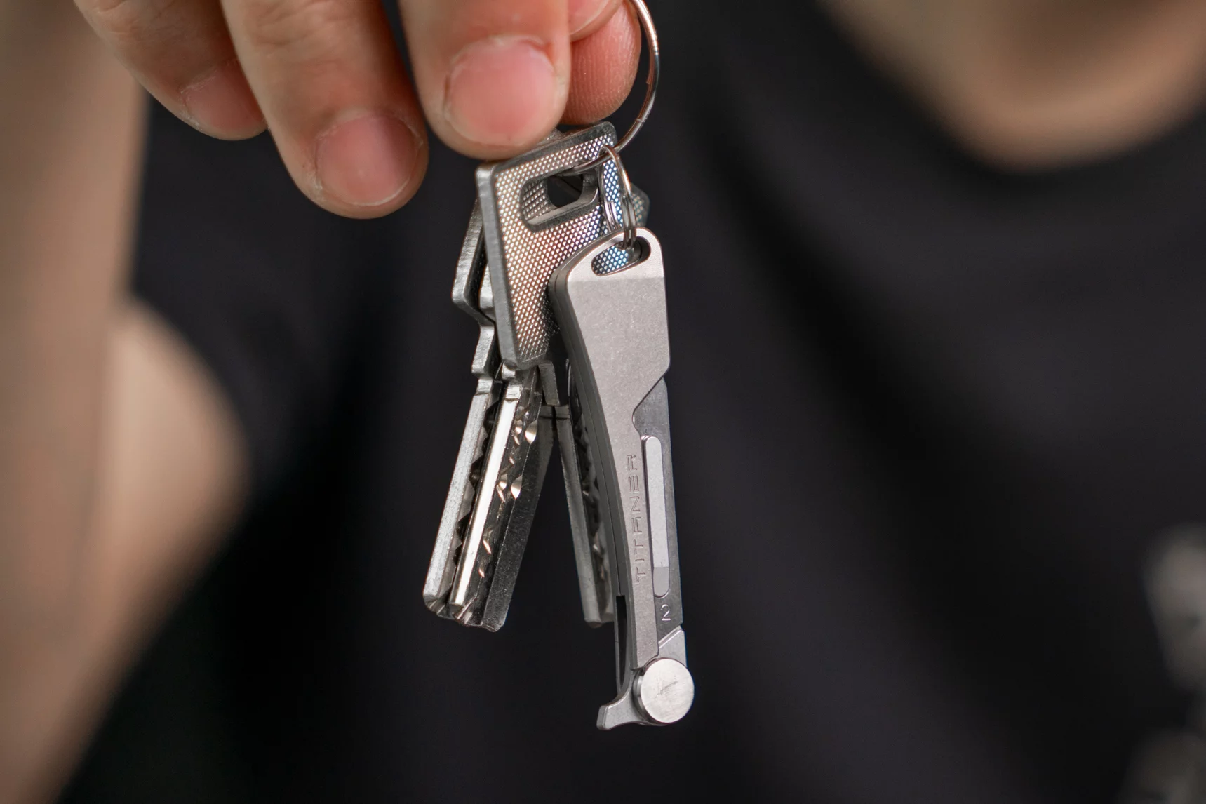 The Tiflex can be hung on a keyring or stuffed in a pocket