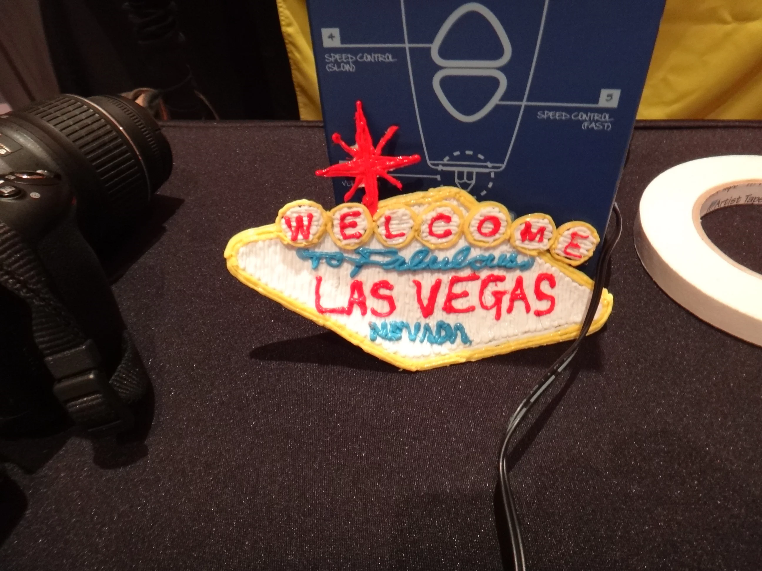 It's clear that building something more elaborate than simple squiggles requires practice and patience, since the only people who seemed capable of putting anything decent together with the 3Doodler were the very people who had built it in the first place