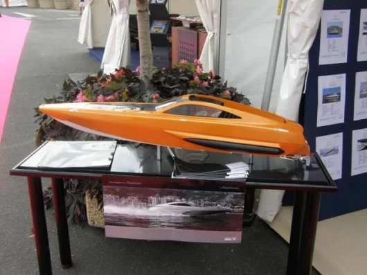 XSR48 model on display at the Salon Nautique in Cannes