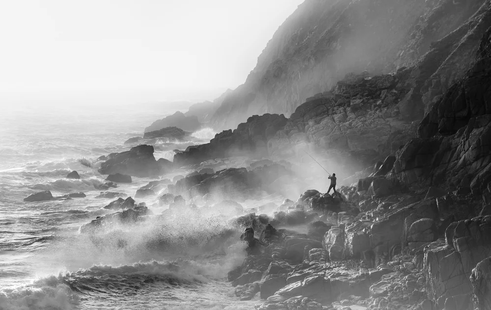 Fisherman, Porth Nanven, Cornwall, England by Mick Blakey - Winner, Living the view, Landscape Photographer of the Year 2018