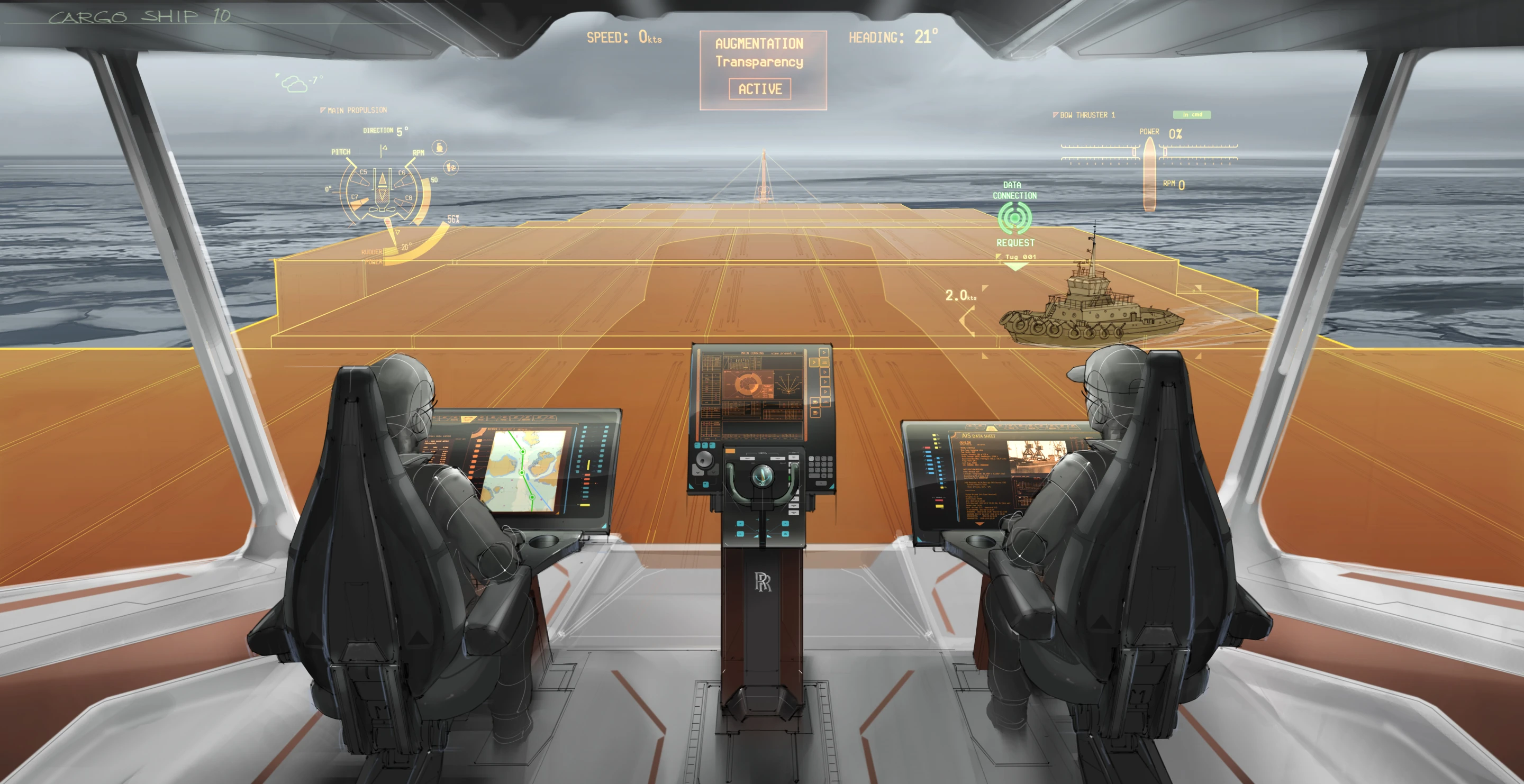 Rolls-Royce oX can make a ship "invisible"