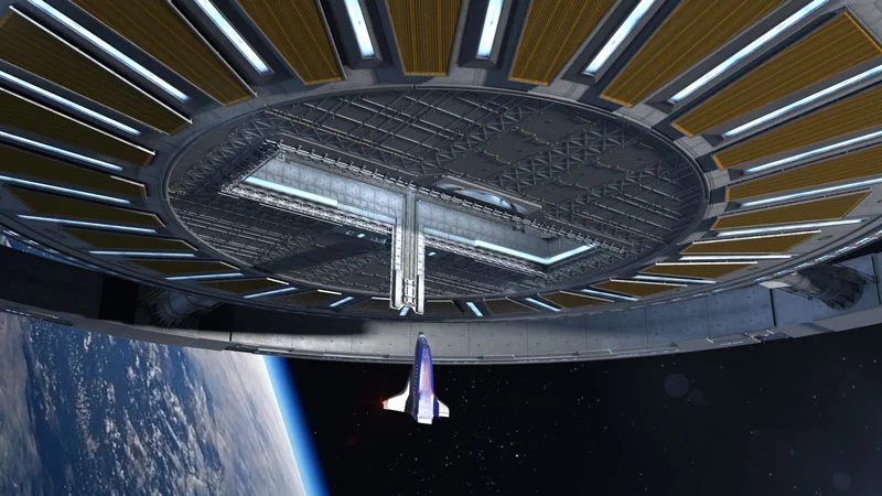 The foundation's ultimate goal: the Gateway space station would be a much larger version of a similar idea