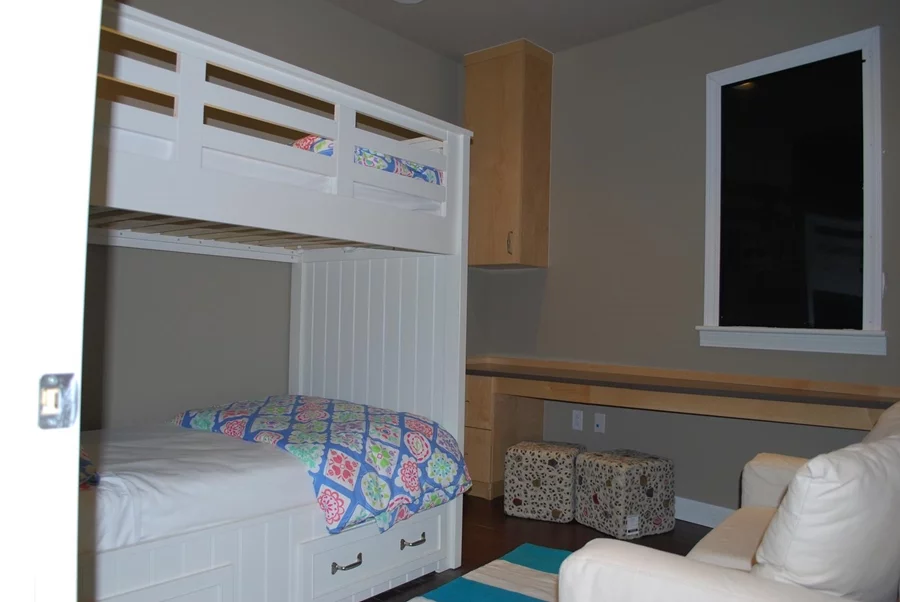 A children's room in one of the shelter condos