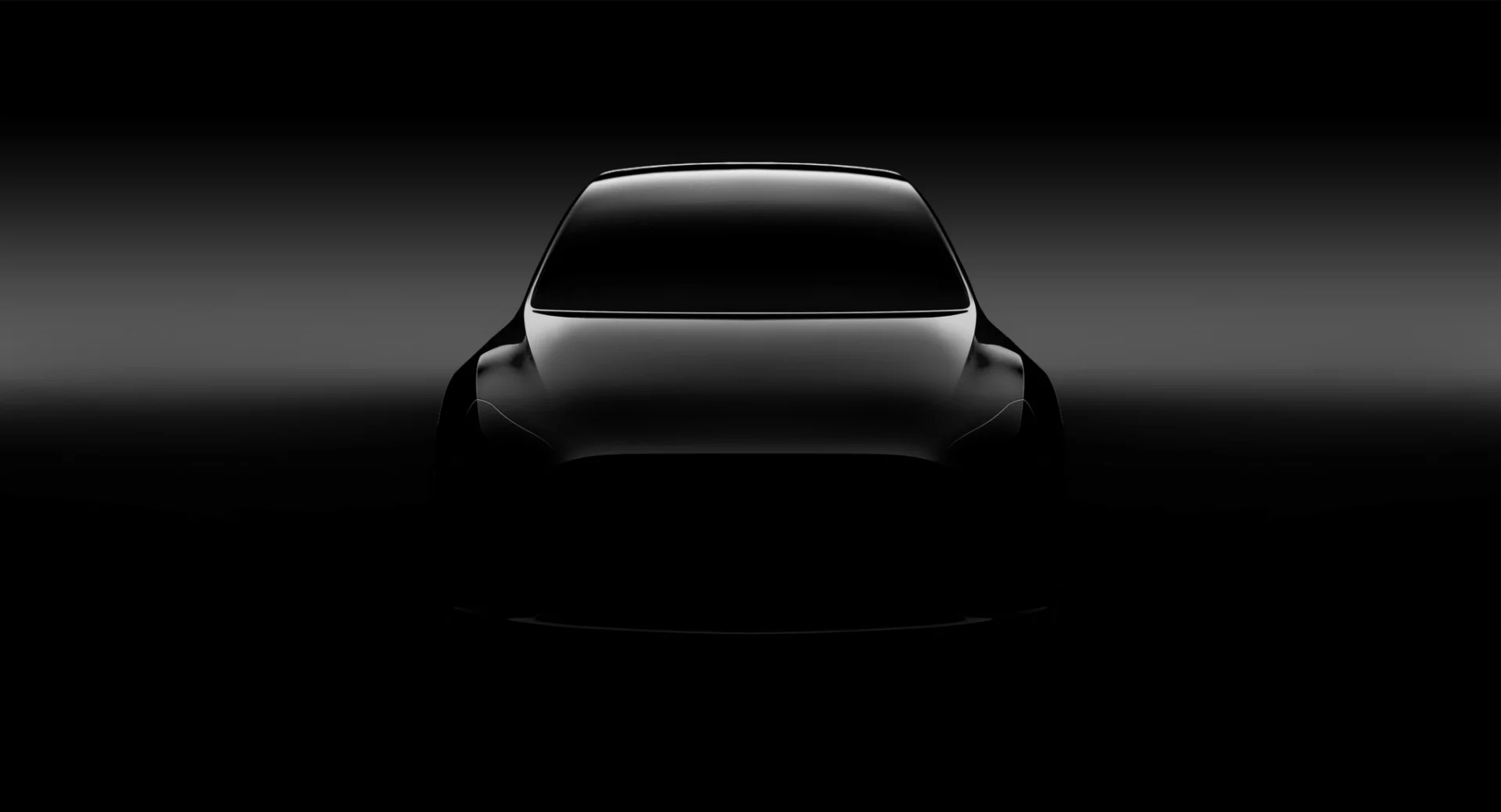 Model Y teaser image first shared by Tesla in 2017