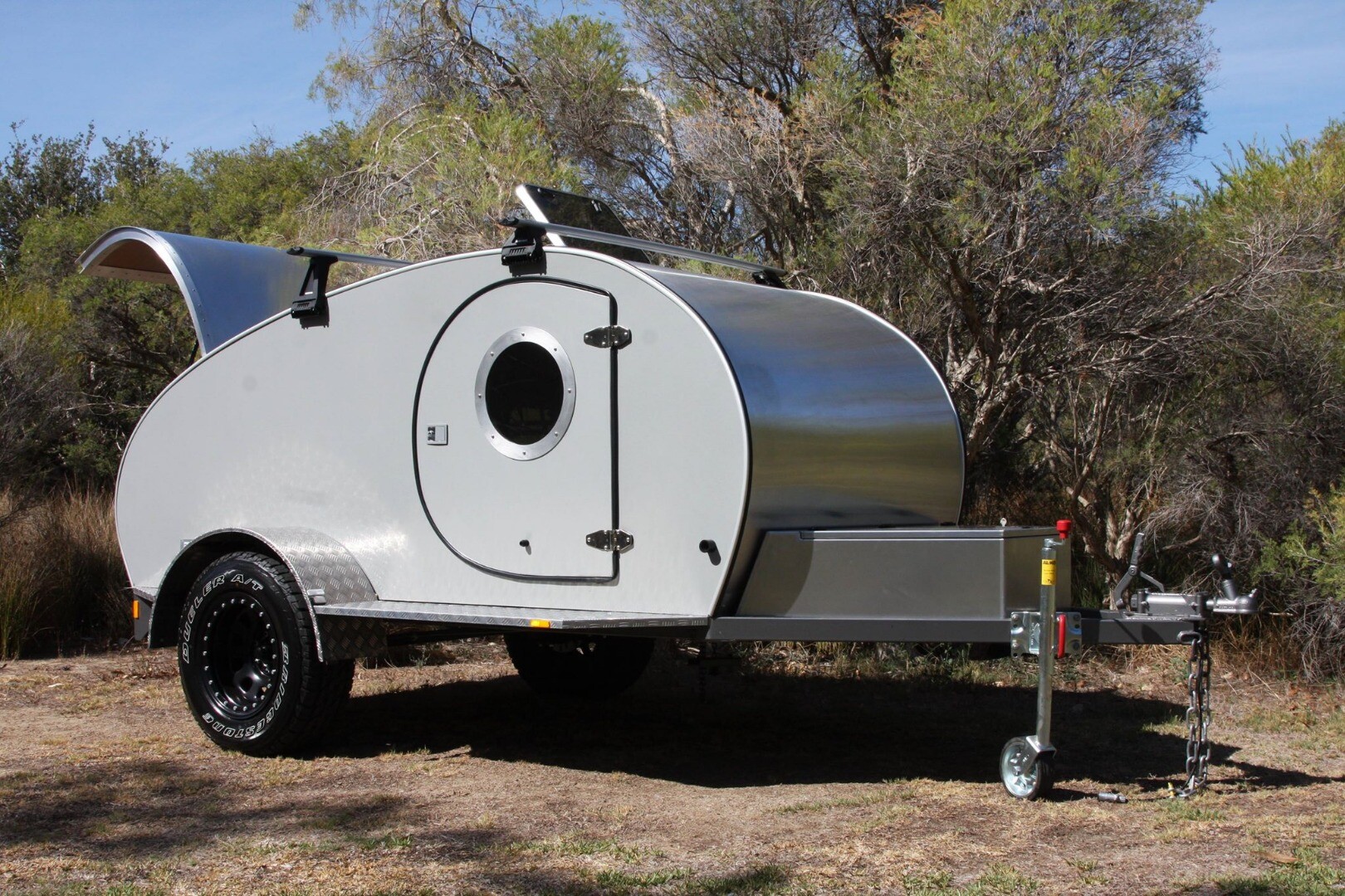 Cool Beans adds extra curves and color to the humble teardrop trailer