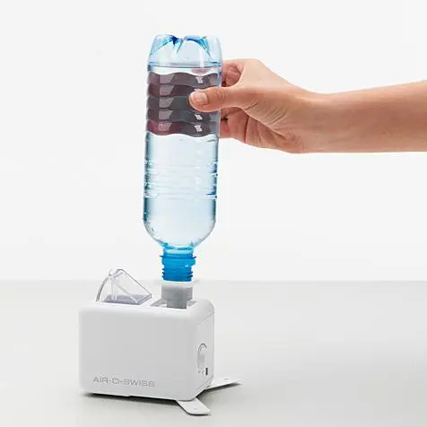 The 7146 uses an ordinary bottle of store-bought drinking water