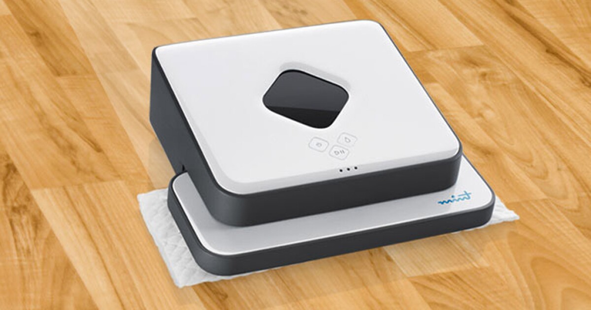 Mint automatic floor cleaner prepares for kitchen duty