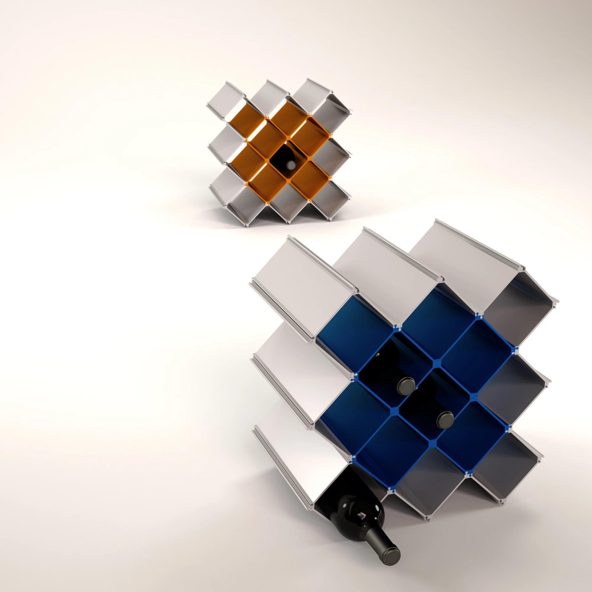 A look at some of the options for the Nucleus wine rack