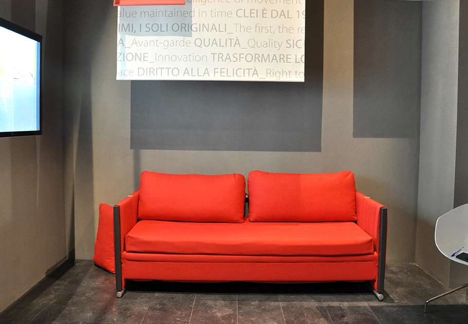 Clei's very first innovative sofa bed design from the 1960s