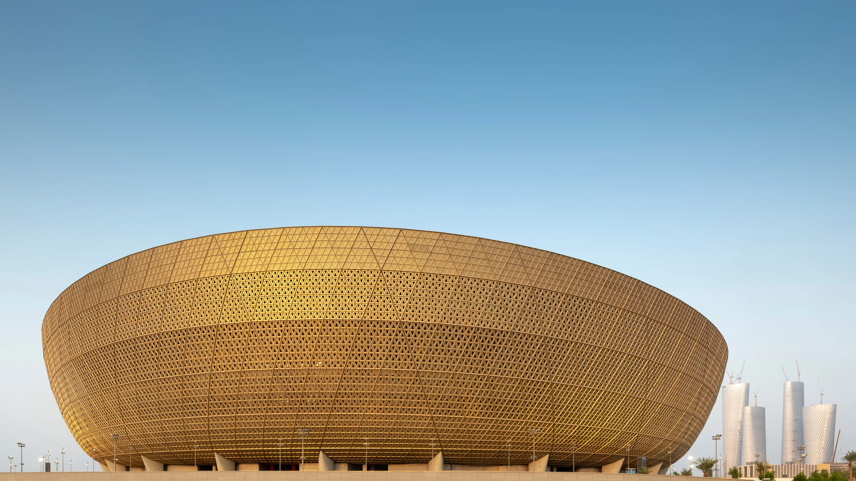 Lusail Stadium is the centerpiece of the FIFA World Cup Qatar 2022 and will host the final game in the soccer tournament