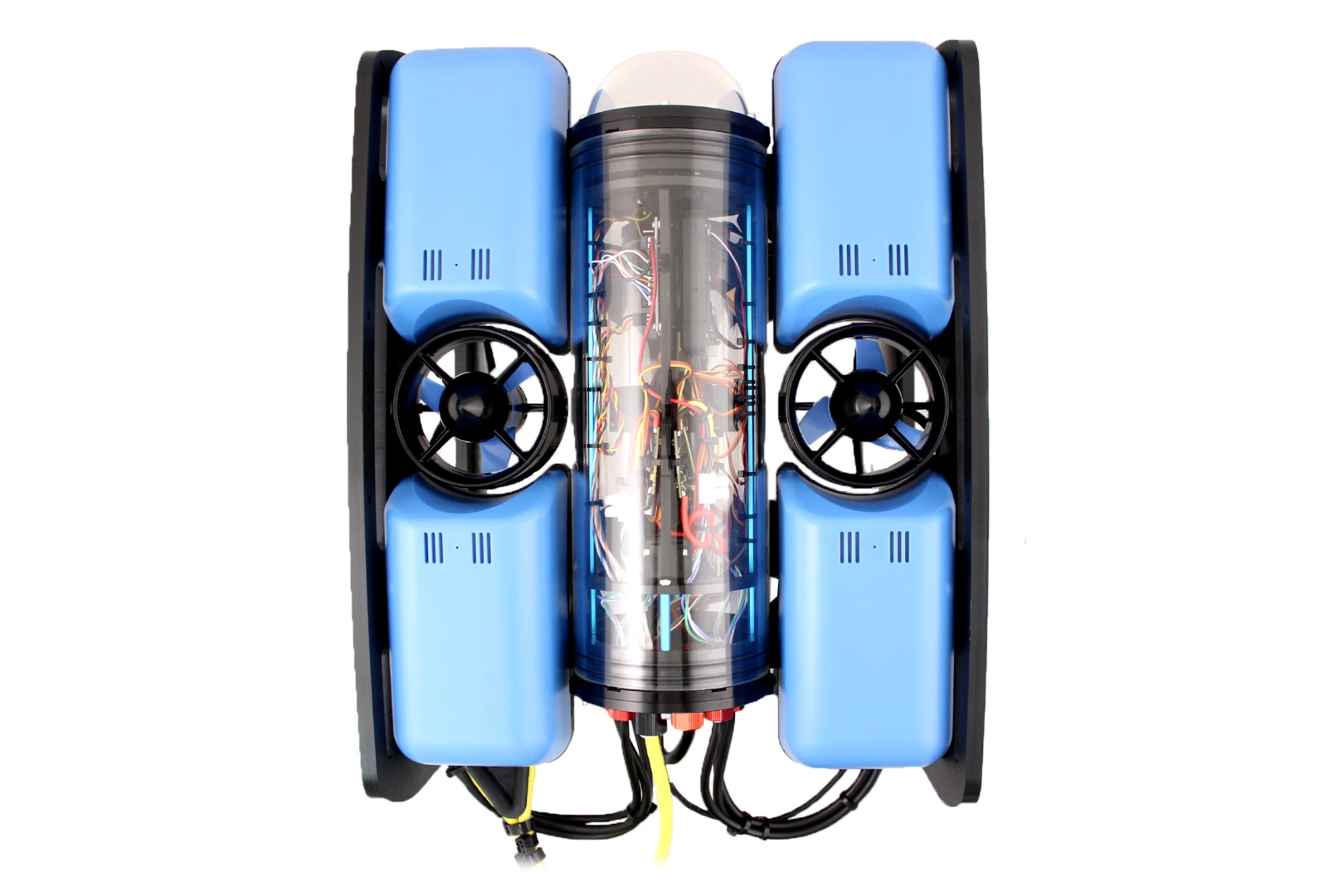 Top view of the BlueROV2