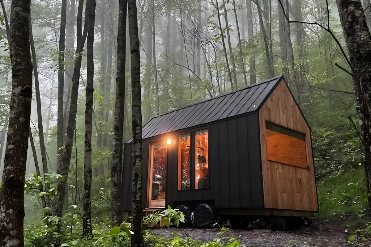 The Overnighter is a compact two-person tiny house that starts at just US$60,000