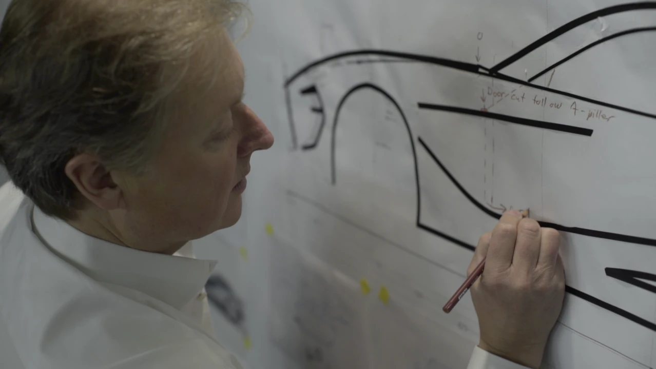 Henrik Fisker working his craft