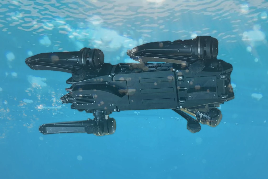 The Vision 60 robot takes to the water,