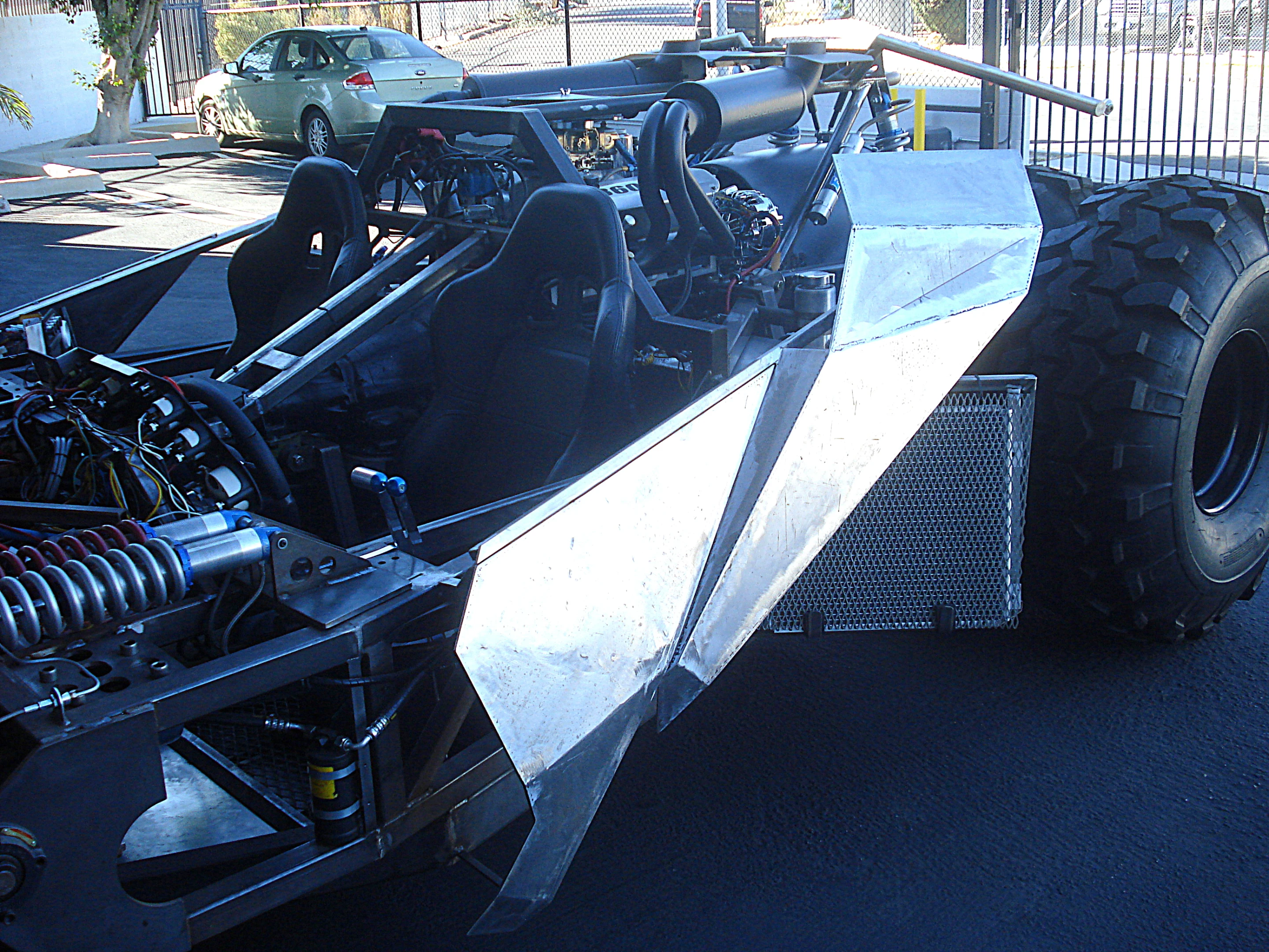 Irvin's Tumbler tribute is based on Batman's vehicle of choice (Photo: Mark Irvin)