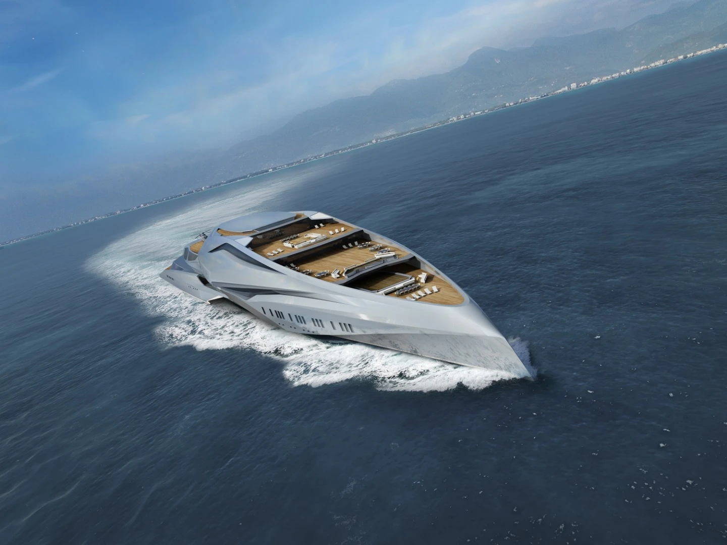 If built, the 229-meter (751-ft) Valkyrie would become the largest yacht in the world