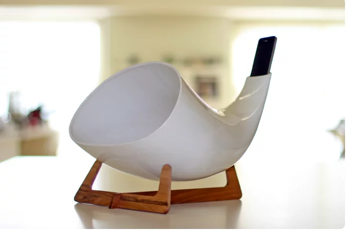 The Megaphone is small enough to be used on a table