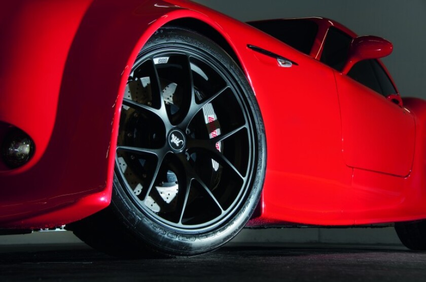 From near any angle the Wiesmann is pure fluid dynamism in motion