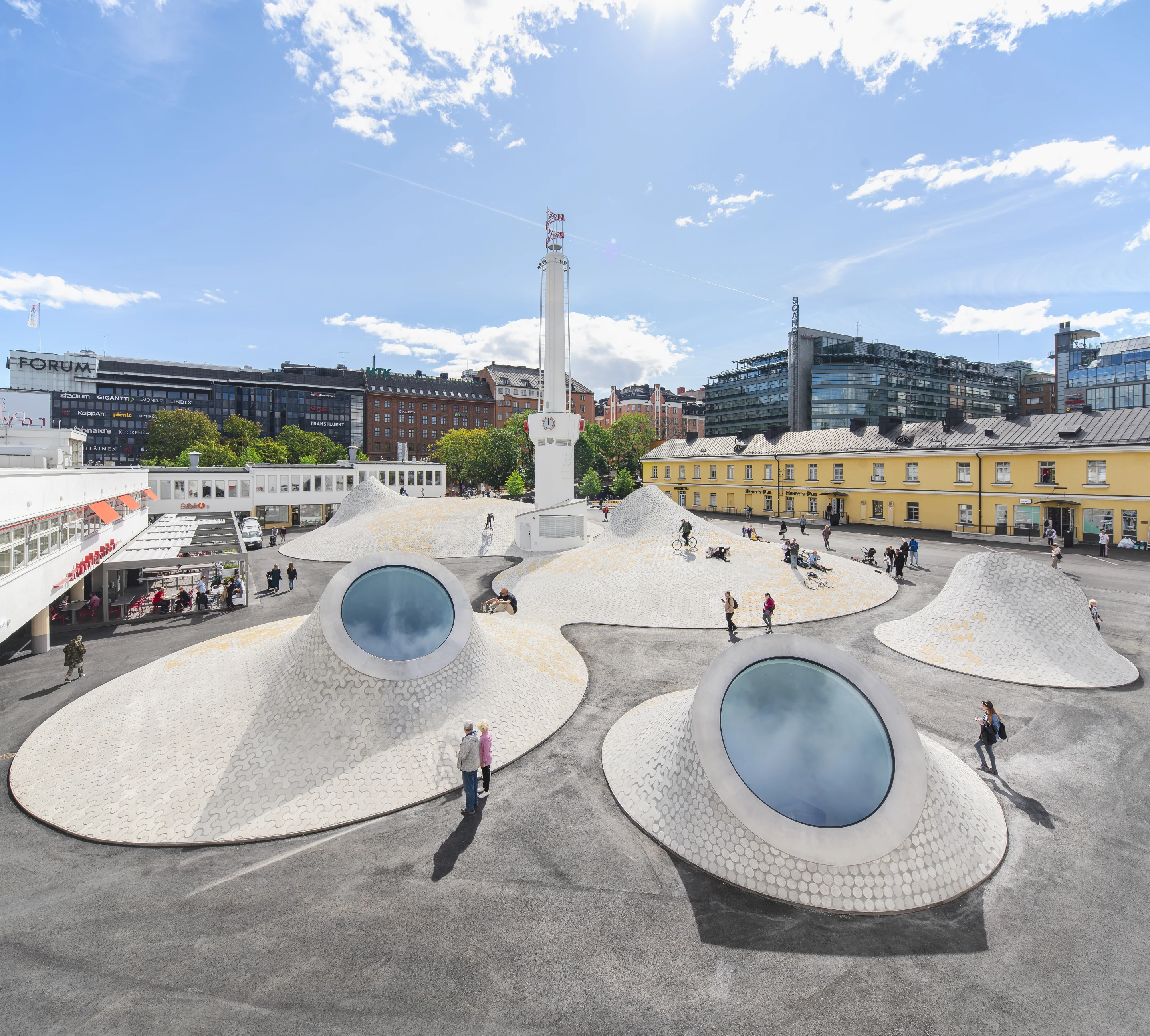 Lasipalatsi Square has undergone a €50 million (US$58 million) renovation