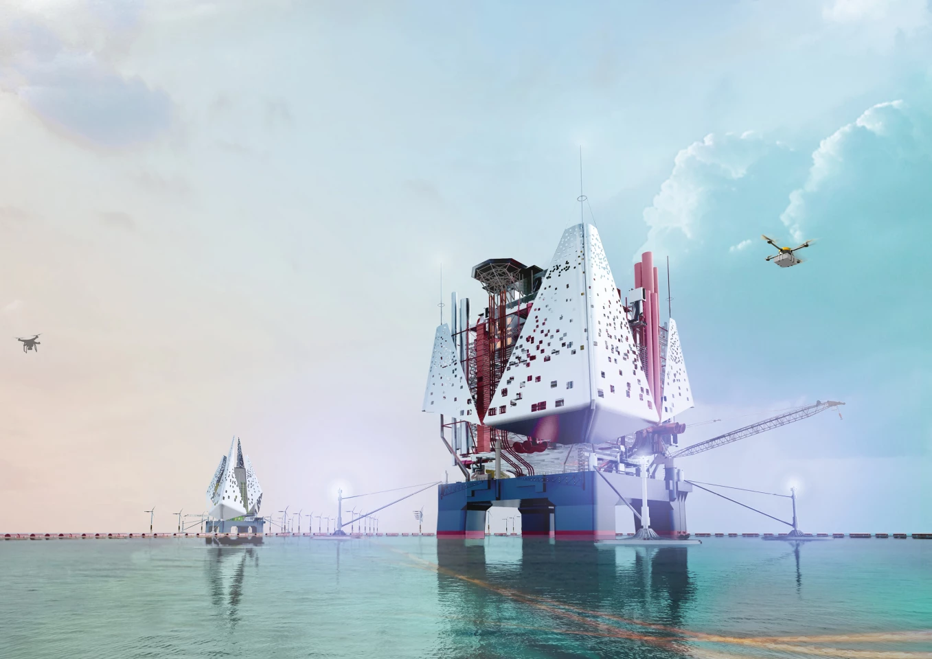 The WAFX Award has been handed to Rethinking Oil Rigs – Offshore Data Center, by Arup
